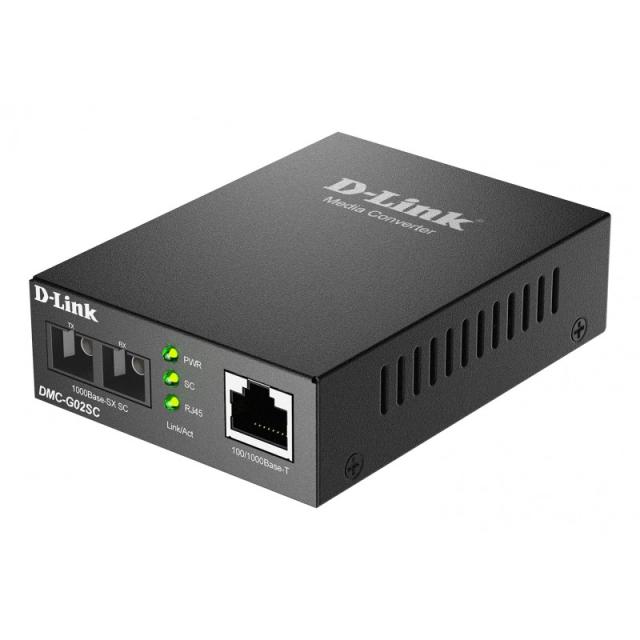 D-Link - DMC-G02SC/B convertidor de medio 1000 Mbit/s Multimodo