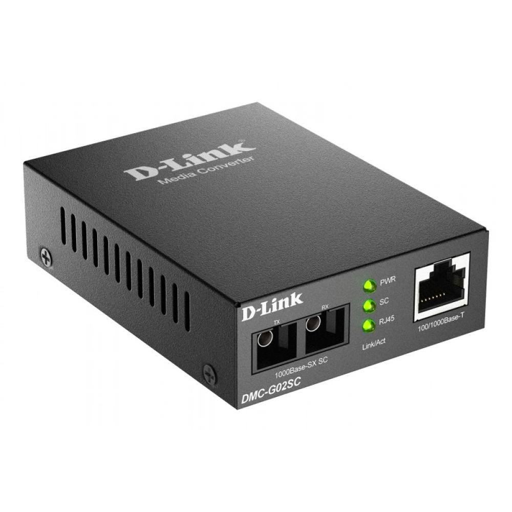 D-Link - DMC-G02SC/B convertidor de medio 1000 Mbit/s Multimodo