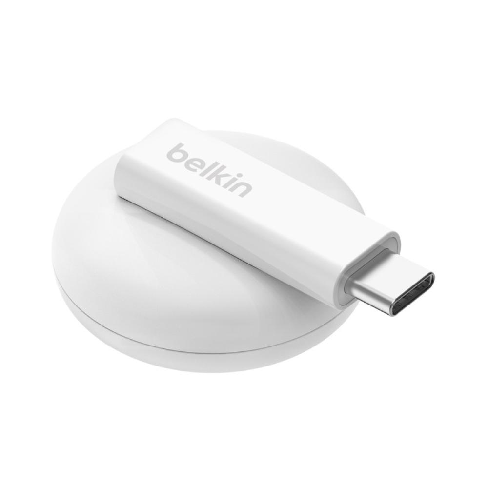 Belkin - BoostCharge Reloj inteligente Blanco USB Cargador inalámbrico Carga rápida Interior, Exterior