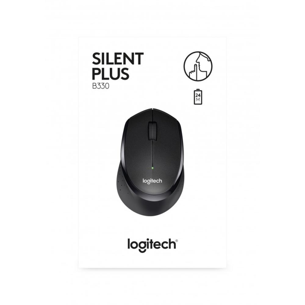Logitech - B330 Silent Plus ratón Oficina mano derecha RF inalámbrico Óptico 1000 DPI