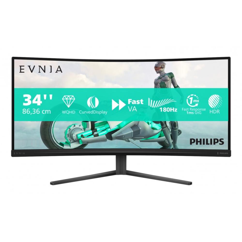 Philips - Evnia 34M2C3500L/00 pantalla para PC 86,4 cm (34") 3440 x 1440 Pixeles Wide Quad HD LCD Negro