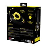 Konix - PacMan Auriculares Alámbrico Diadema Juego USB tipo A Negro, Amarillo
