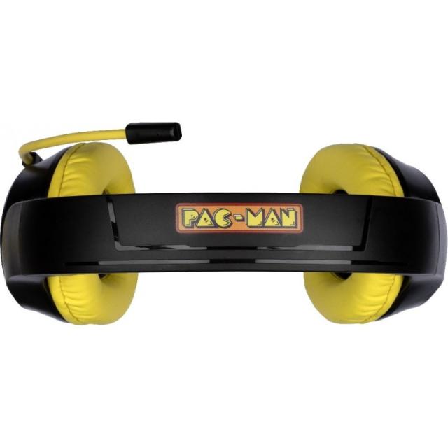 Konix - PacMan Auriculares Alámbrico Diadema Juego USB tipo A Negro, Amarillo