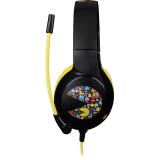 Konix - PacMan Auriculares Alámbrico Diadema Juego USB tipo A Negro, Amarillo