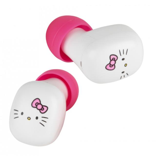 Konix - Hello Kitty Auriculares Inalámbrico Dentro de oído Llamadas/Música Bluetooth Rosa, Blanco
