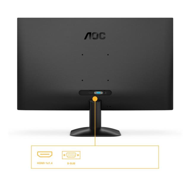 AOC - B3 24B35HM2 pantalla para PC 60,5 cm (23.8") 1920 x 1080 Pixeles Full HD LED Negro