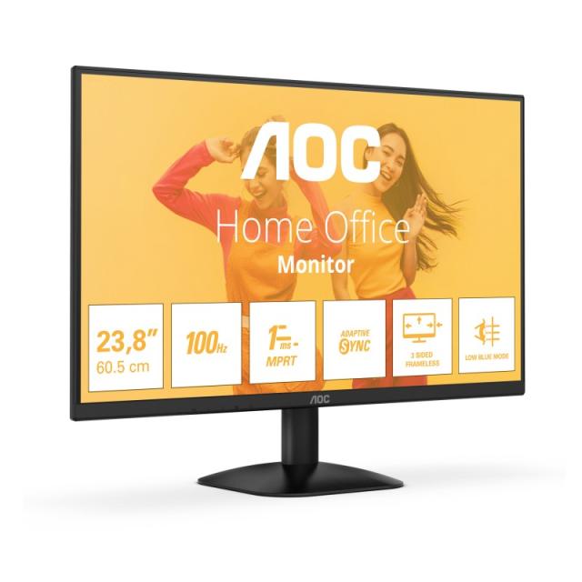 AOC - B3 24B35HM2 pantalla para PC 60,5 cm (23.8") 1920 x 1080 Pixeles Full HD LED Negro