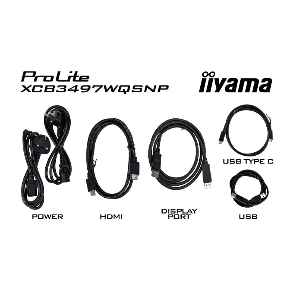 iiyama - ProLite XCB3497WQSNP-B1 pantalla para PC 86,4 cm (34") 3440 x 1440 Pixeles UltraWide Quad HD LED Negro