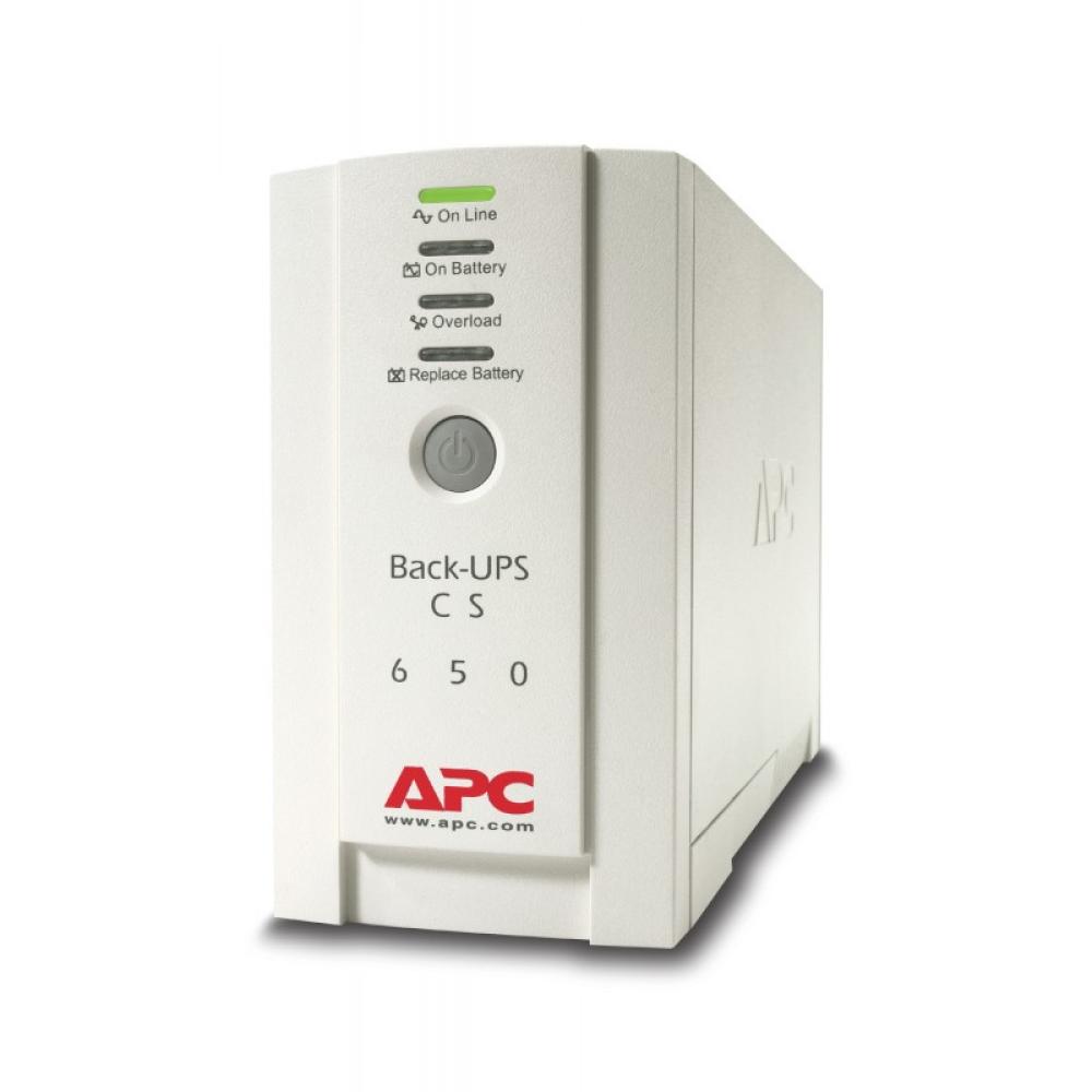 APC - Back-UPS sistema de alimentación ininterrumpida (UPS) En espera (Fuera de línea) o Standby (Offline) 0,65 kVA 400 W 4 sali