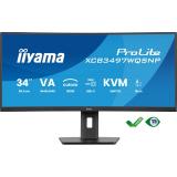 iiyama - ProLite XCB3497WQSNP-B1 pantalla para PC 86,4 cm (34") 3440 x 1440 Pixeles UltraWide Quad HD LED Negro