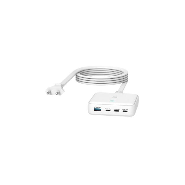 Tucano - MA-DEGAN100-EU-W cargador de dispositivo móvil Portátil, Smartphone, Tableta Blanco Corriente alterna Carga rápida Inte