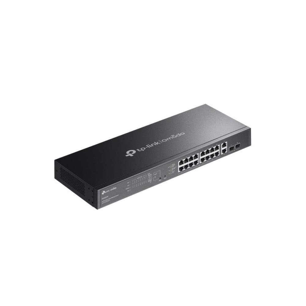 TP-Link - Omada ES220GMP switch Gestionado L2 Gigabit Ethernet (10/100/1000) Energía sobre Ethernet (PoE) Negro