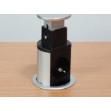 Equip - 333304 unidad de distribución de energía (PDU) 3 salidas AC Negro, Plata