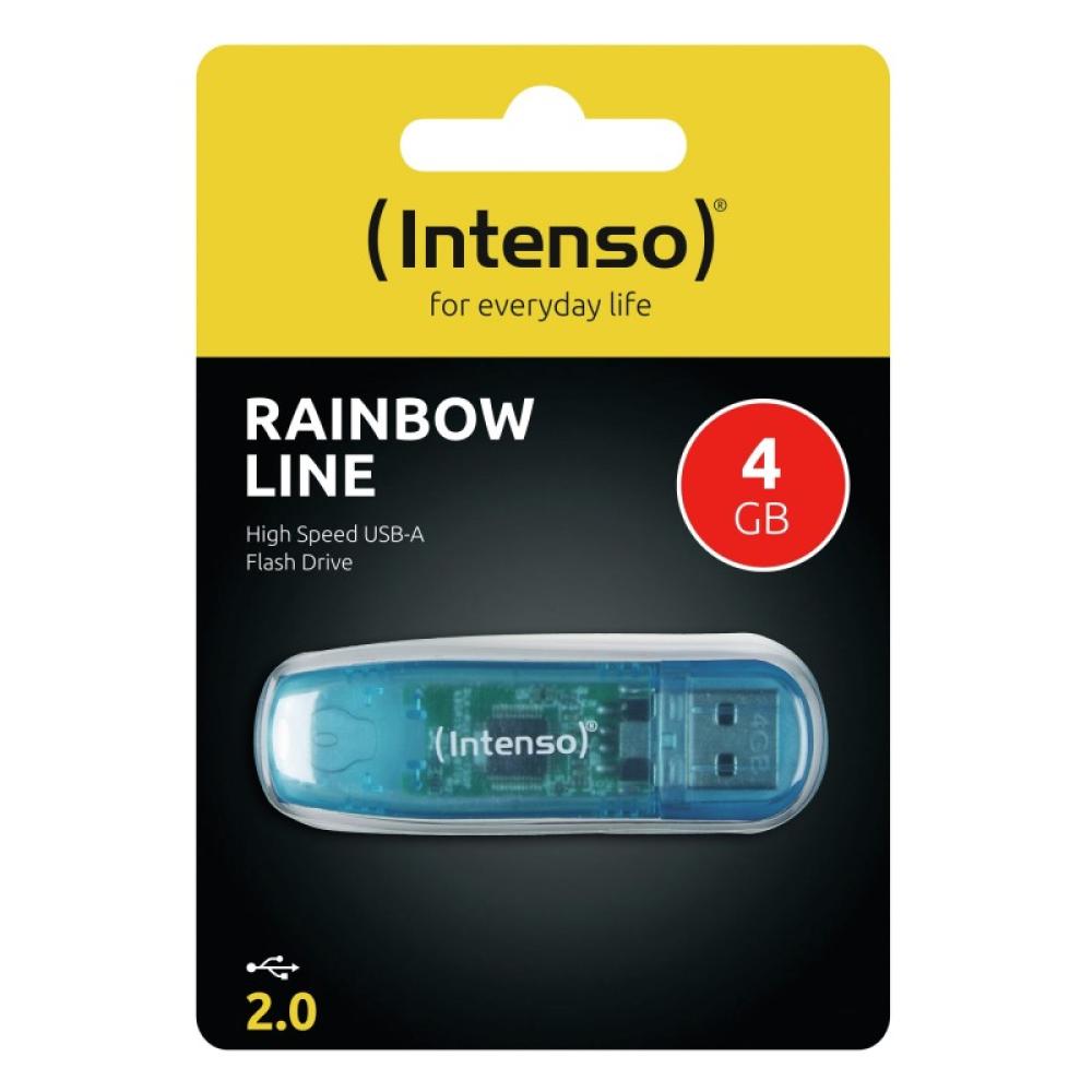 Intenso - Rainbow Line unidad flash USB 4 GB USB tipo A 2.0 Azul