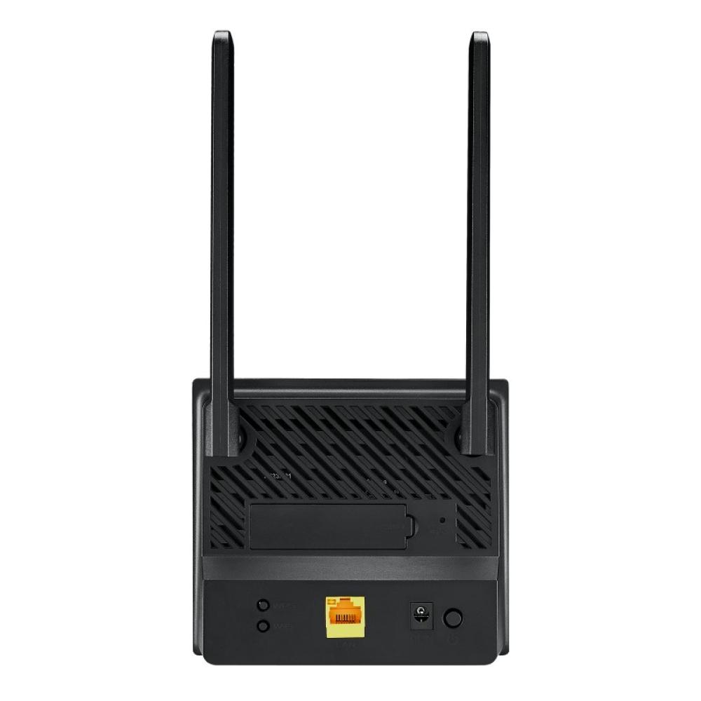 ASUS - 4G-N16 router inalámbrico Gigabit Ethernet Banda única (2,4 GHz) Negro