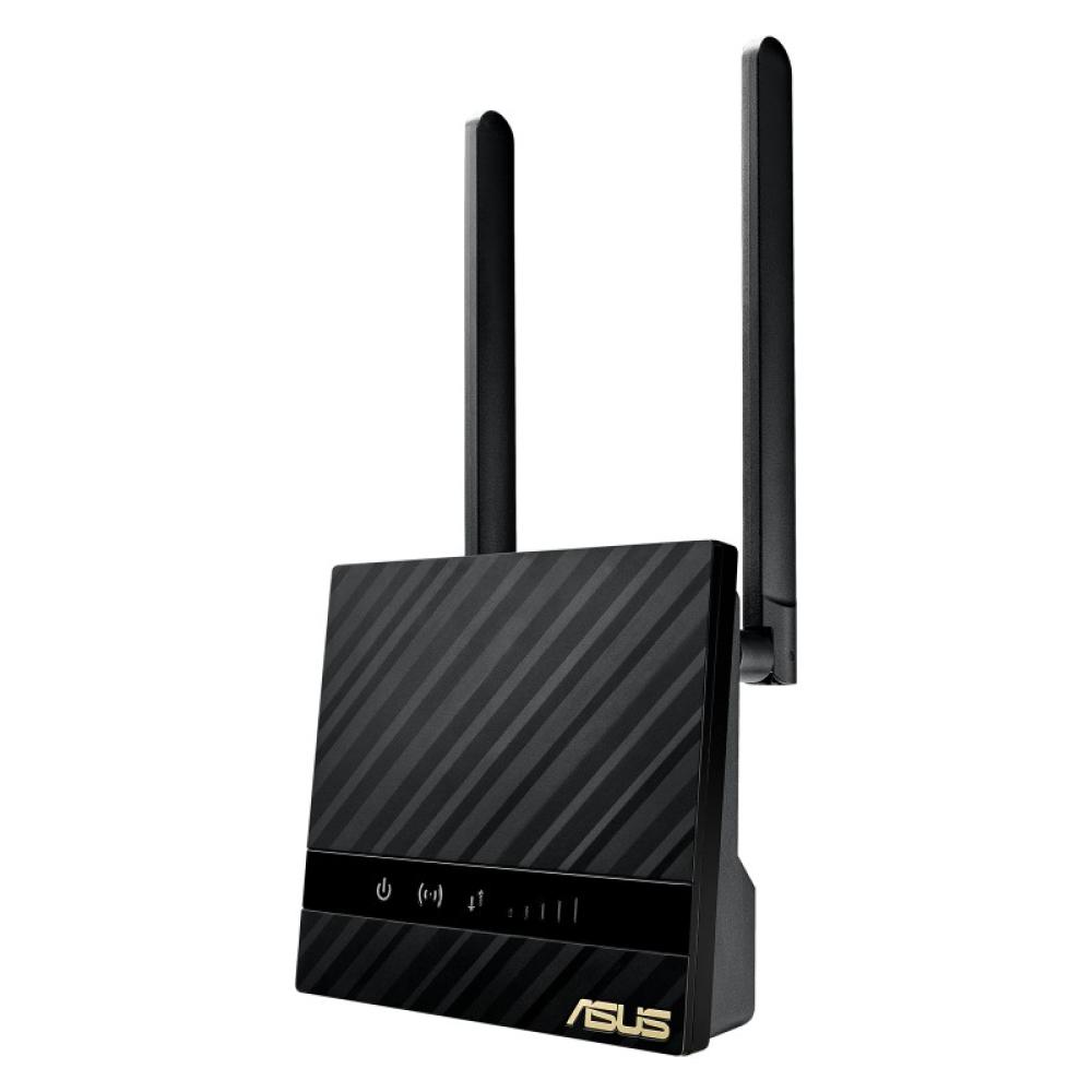 ASUS - 4G-N16 router inalámbrico Gigabit Ethernet Banda única (2,4 GHz) Negro