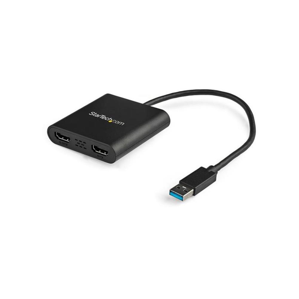 StarTech.com - Adaptador USB 3.0 a HDMI Doble - 4K 30Hz