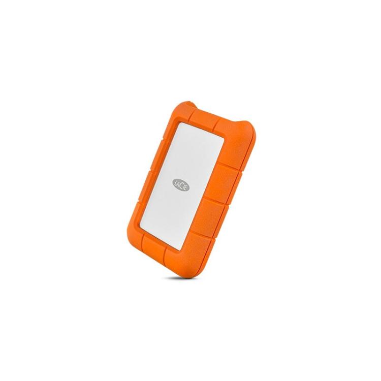 LaCie - Rugged USB-C disco duro externo 4 TB Naranja, Plata