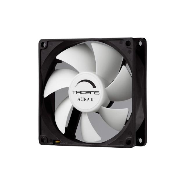 Tacens - 3AURAII9, Ventilador Ordenador 9 cm, Ultrasilencioso, Antipolvo, Negro