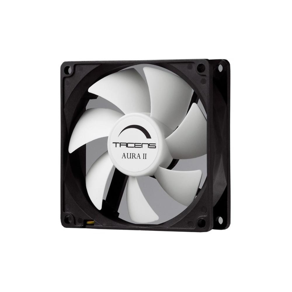 Tacens - 3AURAII9, Ventilador Ordenador 9 cm, Ultrasilencioso, Antipolvo, Negro