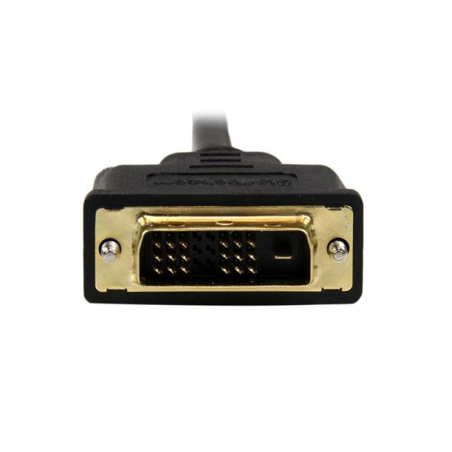 StarTech.com - Cable de 1m Adaptador Conversor Micro HDMI a DVI-D para Tablet y Teléfono Móvil - Convertidor de Vídeo para Dispo
