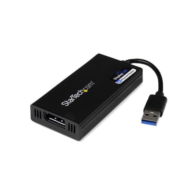 StarTech.com - Adaptador USB 3.0 a DisplayPort 4K Ultra HD - Certificado por DisplayLink - Convertidor de Vídeo con Tarjeta Gráf