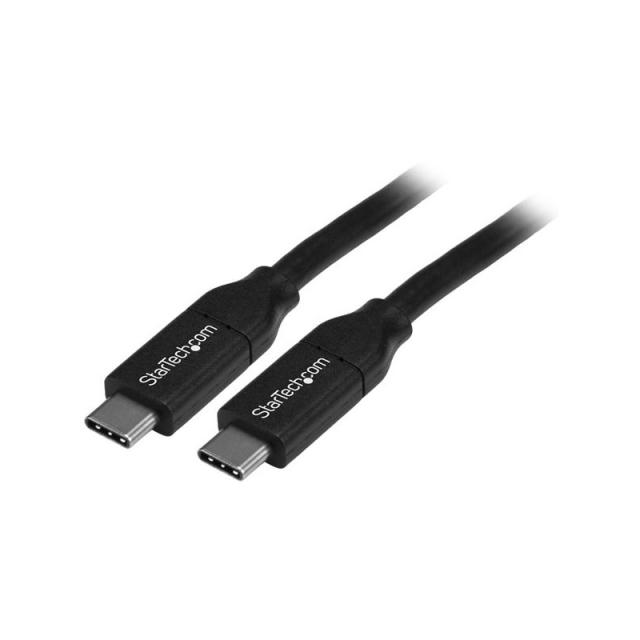 StarTech.com - Cable USB-C de 4 metros con Capacidad para Entrega de Potencia (5A) - USB 2.0 - Certificado
