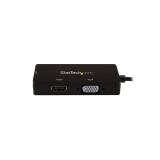 StarTech.com - Adaptador USB-C de Vídeo Multipuertos - 3en1 - 4K 30Hz - Negro