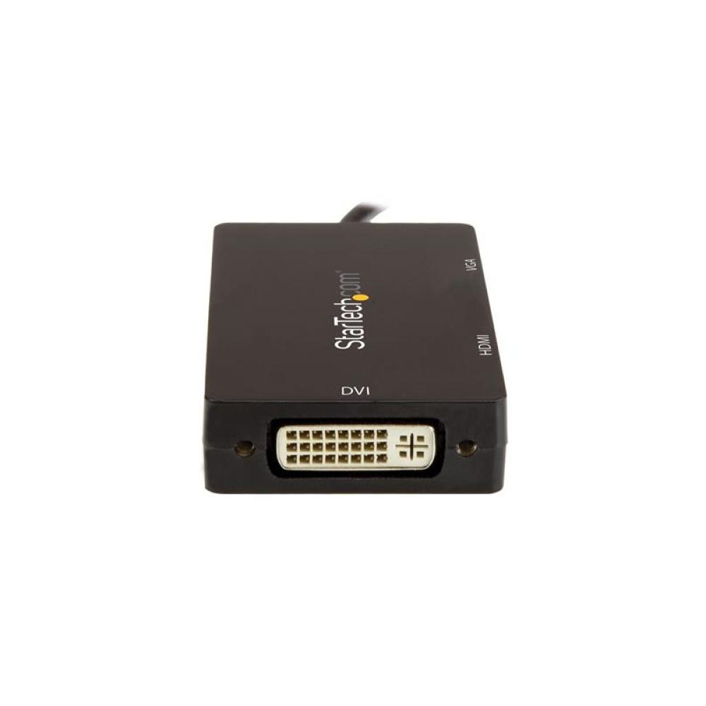 StarTech.com - Adaptador USB-C de Vídeo Multipuertos - 3en1 - 4K 30Hz - Negro