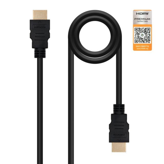 Nanocable - HDMI V2.0, 1.5m cable HDMI 1,5 m HDMI tipo A (Estándar) Negro