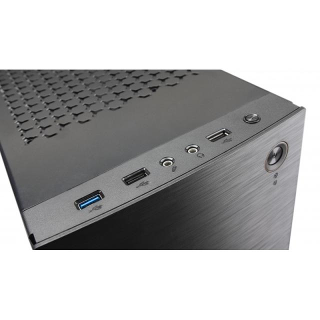 Tacens - Imperator II, Caja Semitorre ATX, 1x Ventilador 120mm + Rejillas, Negro