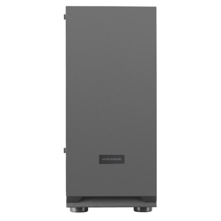 Mars Gaming - MCN2, Caja PC Gaming ATX, Ventana Lateral Completa, Rejilla Delantera, Diseño Cámara Dual, Ventilador Trasero 12cm