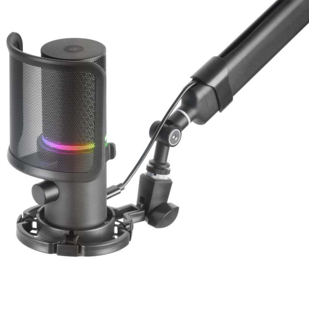 Mars Gaming - MMIC-XT, Micrófono de Estudio Profesional Alta Definición 192Khz 24-bit, Brazo Omnidireccional, Soporte A - MMICXT