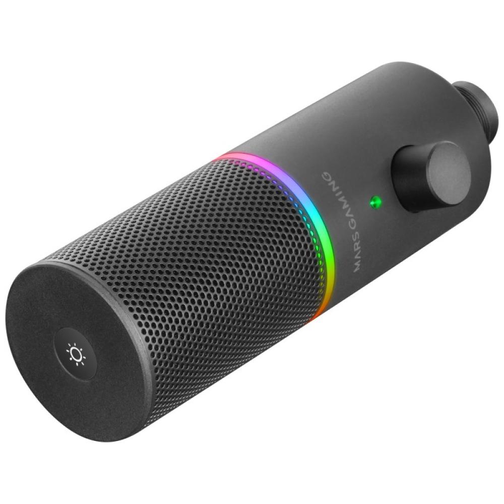 Mars Gaming - MMIC-XT, Micrófono de Estudio Profesional Alta Definición 192Khz 24-bit, Brazo Omnidireccional, Soporte A - MMICXT