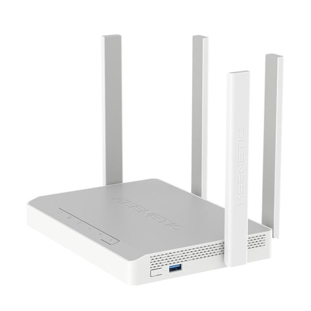 Keenetic - Hero 4G+ Módem router 4G+ Wi-Fi 6 en malla AX1800 con Smart Switch Gigabit de 4 puertos y puerto USB 3.0