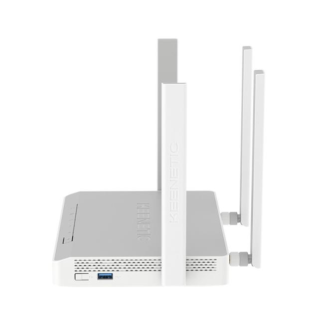 Keenetic - Hero 4G+ Módem router 4G+ Wi-Fi 6 en malla AX1800 con Smart Switch Gigabit de 4 puertos y puerto USB 3.0