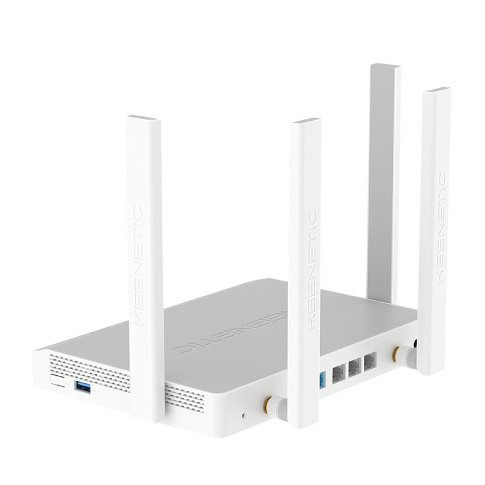 Keenetic - Hero 4G+ Módem router 4G+ Wi-Fi 6 en malla AX1800 con Smart Switch Gigabit de 4 puertos y puerto USB 3.0
