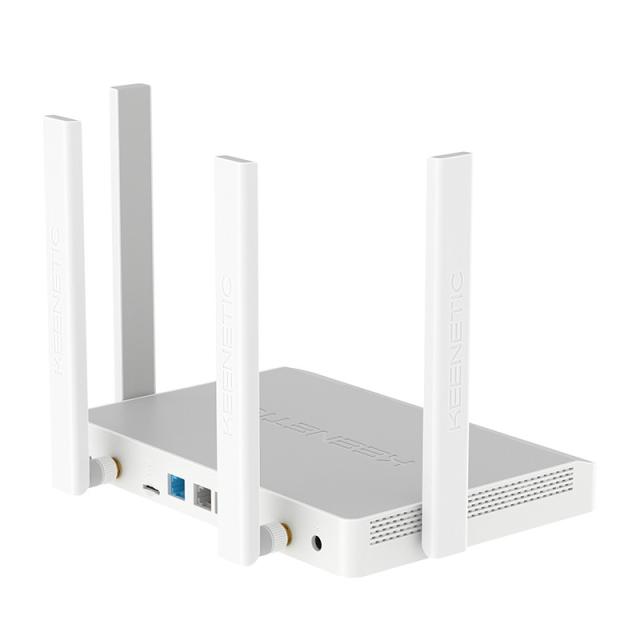 Keenetic - Hero 4G+ Módem router 4G+ Wi-Fi 6 en malla AX1800 con Smart Switch Gigabit de 4 puertos y puerto USB 3.0