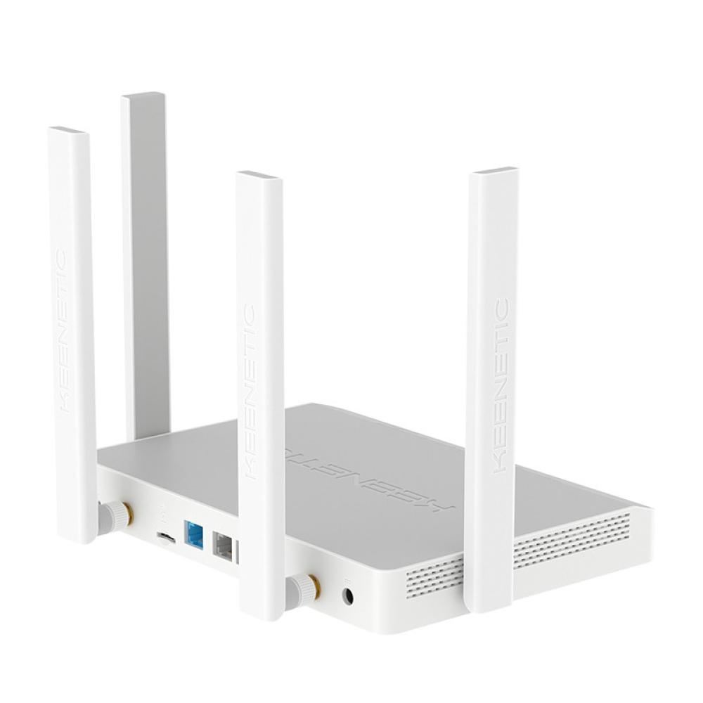 Keenetic - Hero 4G+ Módem router 4G+ Wi-Fi 6 en malla AX1800 con Smart Switch Gigabit de 4 puertos y puerto USB 3.0