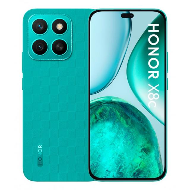 Honor - X8c 17 cm (6.7") SIM doble MagicOS 9.0 4G USB Tipo C 8 GB 256 GB 5000 mAh Verde