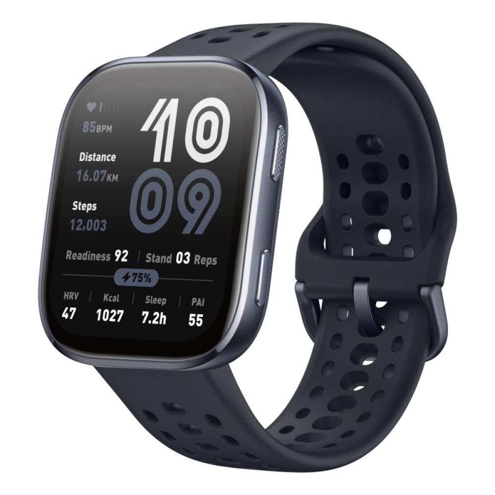 Amazfit - Bip 6 Black 5 cm (1.97") AMOLED Digital 390 x 450 Pixeles Pantalla táctil Negro GPS (satélite)