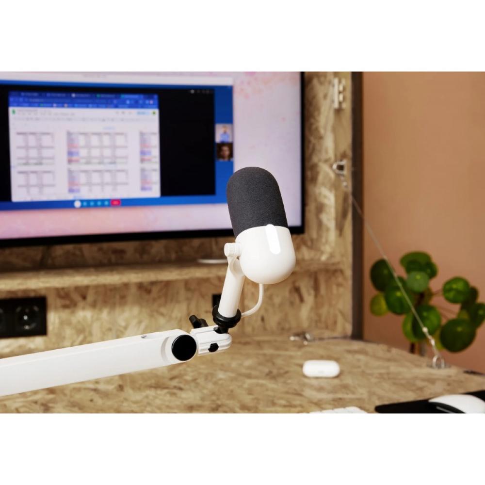 Elgato - Wave Neo Blanco Micrófono de superficie para mesa