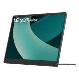 LG - 17MT70 Monitor portátil Negro, Acero inoxidable 43,2 cm (17") LED 2560 x 1600 Pixeles