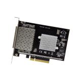 StarTech.com - Tarjeta de Red SFP+ 10G SFP+ con 4 Puertos - Adaptador Convergente SFP+ Abierto Intel XL710 - NIC PCIe 10 Gigabit