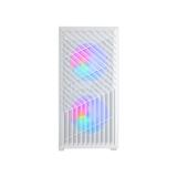 Mars Gaming - MC- VORTEX, Caja Gaming MicroATX, Frontal Mesh Geométrico, Ventana Lateral Cristal Templado, 3x Ventil - MCVORTEXW