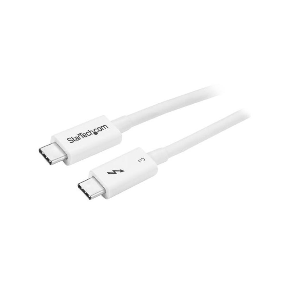 StarTech.com - Cable Thunderbolt 3 Pasivo 50cm - 40Gbps - PD 100W - Vídeo 4K/5K - Cable Thunderbolt - Certificado Thunderbolt -