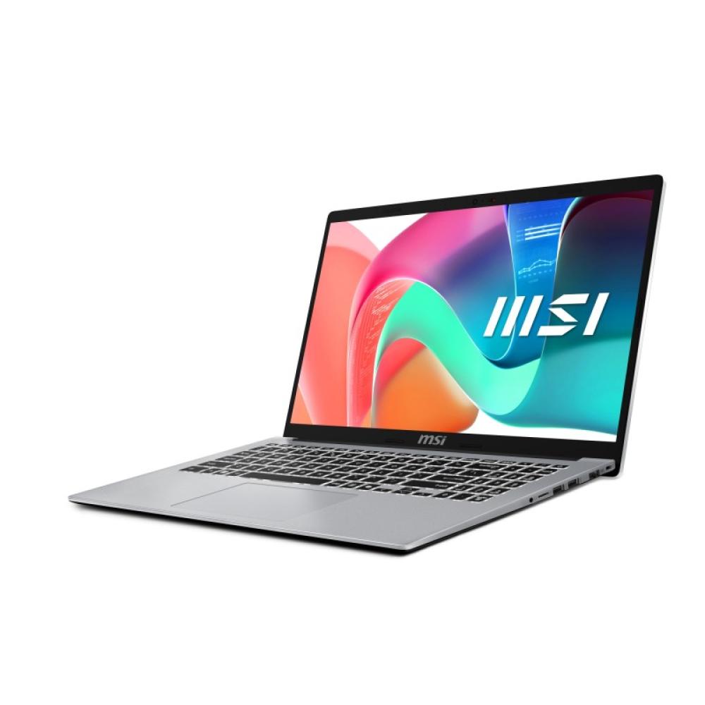 MSI - Modern 15 F1MG-256XES Intel Core 5 120U Portátil 39,6 cm (15.6") Full HD 16 GB DDR4-SDRAM 512 GB SSD Wi-Fi 6E (802.11ax) F