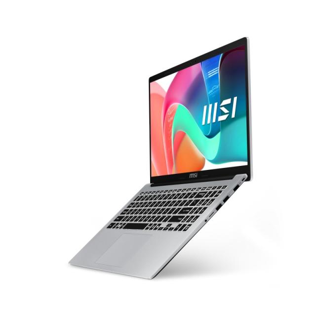 MSI - Modern 15 F1MG-256XES Intel Core 5 120U Portátil 39,6 cm (15.6") Full HD 16 GB DDR4-SDRAM 512 GB SSD Wi-Fi 6E (802.11ax) F