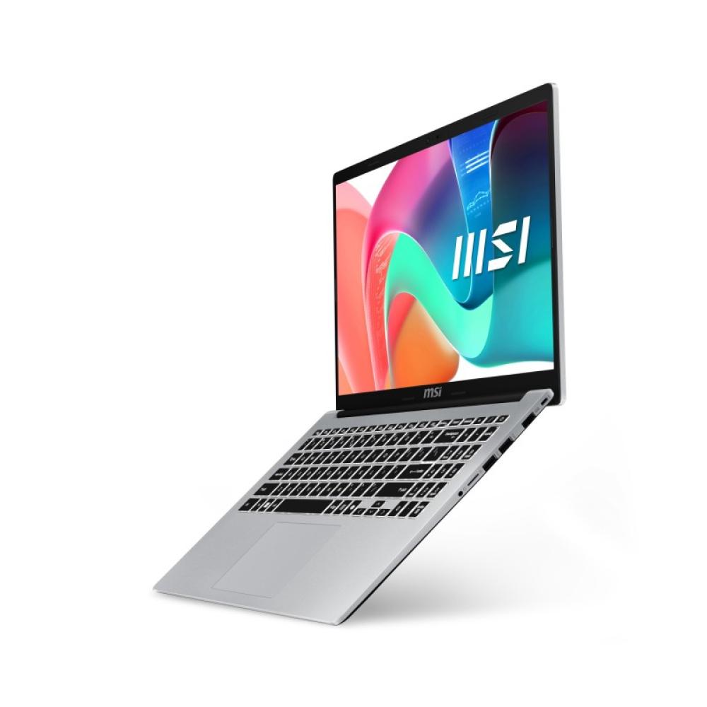 MSI - Modern 15 F1MG-256XES Intel Core 5 120U Portátil 39,6 cm (15.6") Full HD 16 GB DDR4-SDRAM 512 GB SSD Wi-Fi 6E (802.11ax) F