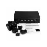 StarTech.com - Switch Conmutador KVM de 4 Puertos DisplayPort 4K con USB 3.0